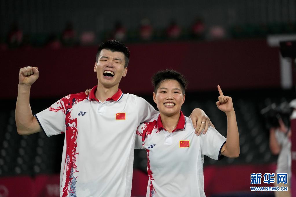 羽毛球混合双打:王懿律/黄东萍夺冠 羽毛球混合双打:王懿律/黄东萍夺冠