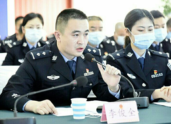 座谈会现场 供图 大邑县公安局