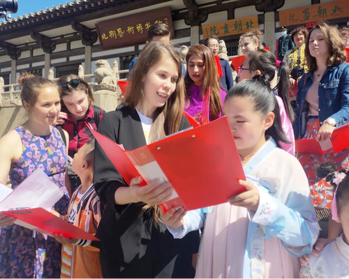 Youth Delegation Visit Datong, Shanxi Province_fororder_英文稿件1
