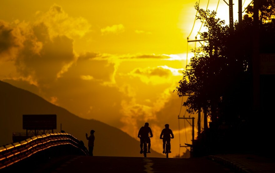 Asia Album: Spectacular Sunset Moment in Nepal