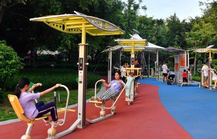 “ฟิตเนสอัจฉริยะ” กลางแจ้งเมืองฝูโจว_fororder_健身房1