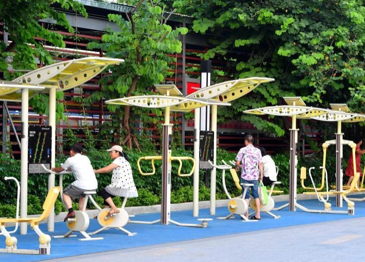 “ฟิตเนสอัจฉริยะ” กลางแจ้งเมืองฝูโจว_fororder_健身房3