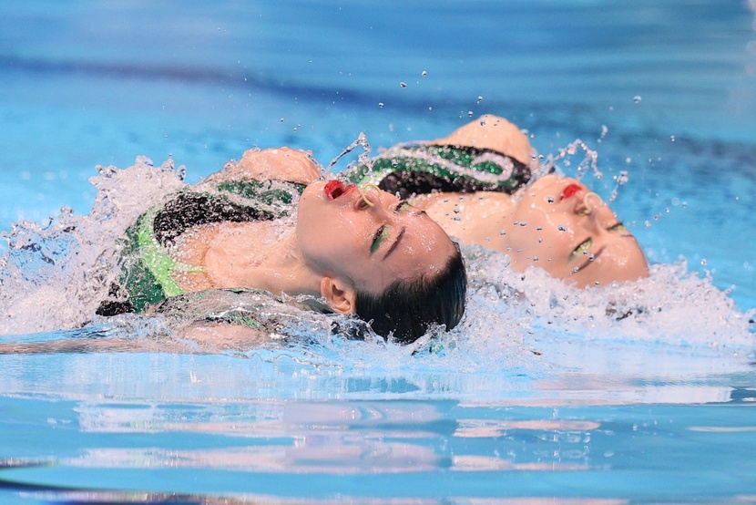 “Múa rắn” do bộ đôi bơi nghệ thuật Trung Quốc trình diễn giành huy chương bạc tại Thế vận hội Tô-ky-ô “Múa rắn” do bộ đôi bơi nghệ thuật Trung Quốc trình diễn giành huy chương bạc tại Thế vận hội Tô-ky-ô_fororder_huayo20210805b