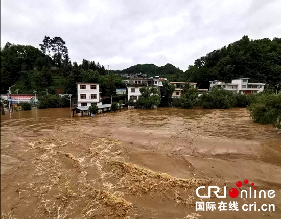 （急稿）贵州长顺遭遇持续降雨导致7乡镇受灾