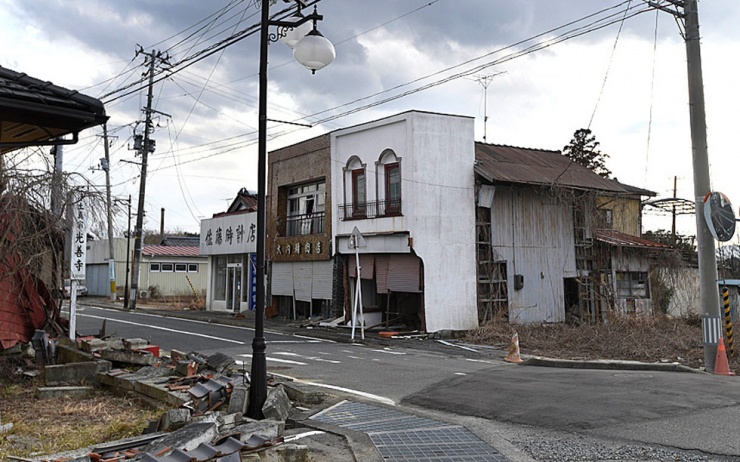 日本福岛核事故五周年 重灾区依然荒凉如鬼城