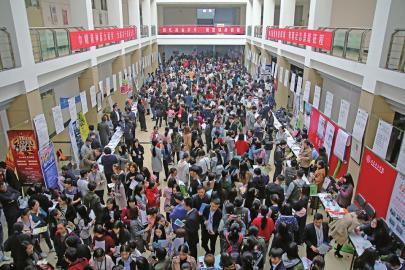 山东高校招聘会近万岗位揽才 3个岗位等1名毕业生