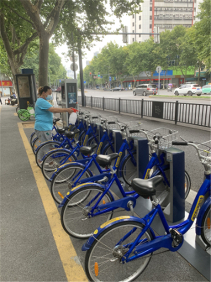 镇江公共自行车、有桩助力车、共享单车消毒全覆盖_fororder_图片4