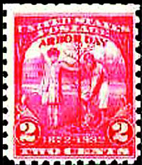 世界上首枚植树节邮票