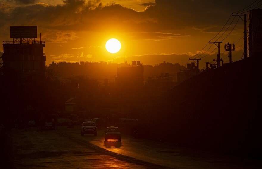 Asia Album: Spectacular Sunset Moment in Nepal