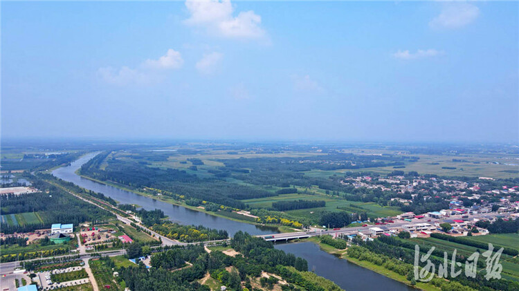 河北威县:河清岸绿生态美