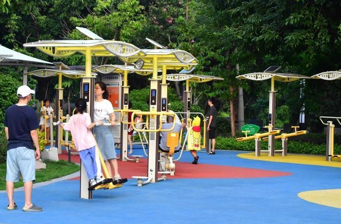 “ฟิตเนสอัจฉริยะ” กลางแจ้งเมืองฝูโจว_fororder_健身房2