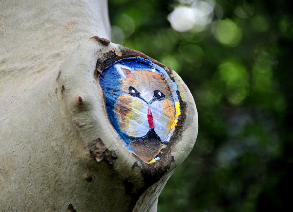 51 pinta sa mga butas ng puno sa Parke ng Zhabei sa Shanghai, patok sa maraming turista 51 pinta sa mga butas ng puno sa Parke ng Zhabei sa Shanghai, patok sa maraming turista_fororder_20210901Zhabei7600