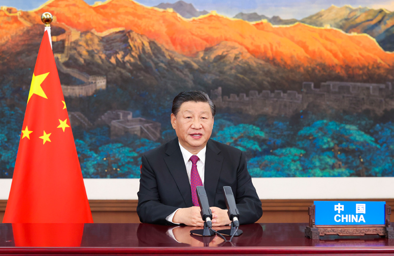 Rais XI Jinping ashiriki na kuhutubia sherehe ya ufunguzi wa mkutano wa Baraza la Uchumi la nchi za Mashariki_fororder_图像_2021-09-03_194316