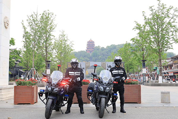 特警执勤现场 供图 德阳市公安局