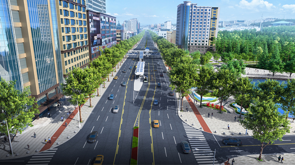 解读延吉市快速公交（BRT）系统项目建设情况_fororder_公园正门效果图副本