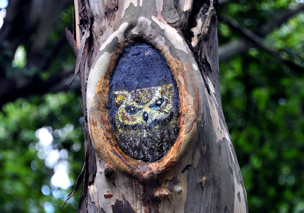 51 pinta sa mga butas ng puno sa Parke ng Zhabei sa Shanghai, patok sa maraming turista 51 pinta sa mga butas ng puno sa Parke ng Zhabei sa Shanghai, patok sa maraming turista_fororder_20210901Zhabei6600