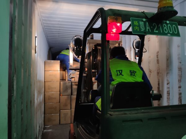 首趟中欧班列防疫物资专列5月9日从武汉开出 294吨防疫物资运往塞尔维亚