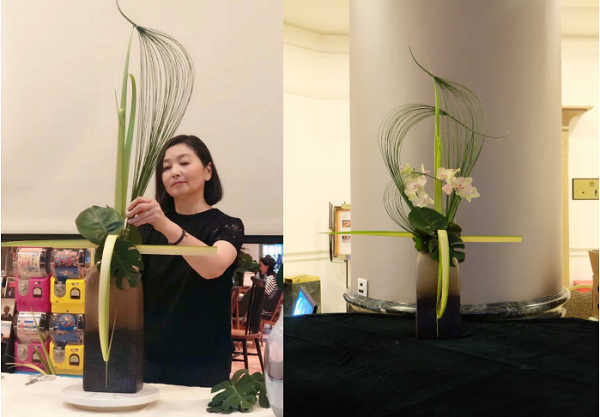 真子国际花艺学院在京举行摩登花艺表演