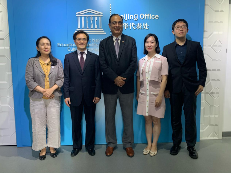 创意中心拜访联合国教科文组织驻华代表处代表夏泽翰教授 创意中心拜访联合国教科文组织驻华代表处代表夏泽翰教授_fororder_图片1