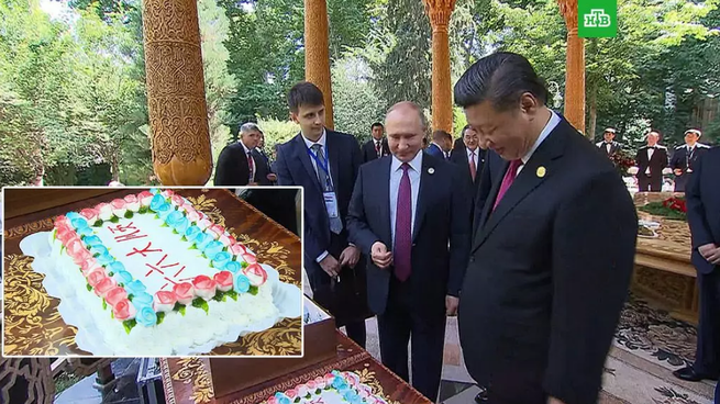 プーチン大統領 習主席に会い66歳を祝福 タジキスタン 中国国際放送局