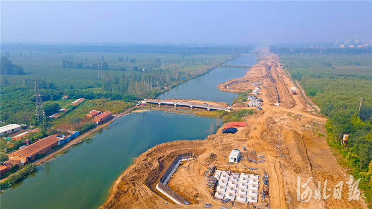 河北文安：打造环城水系景观带