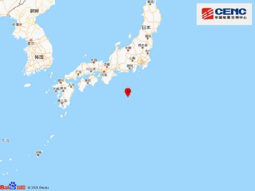 日本本州东南海域发生56级地震震源深度390千米