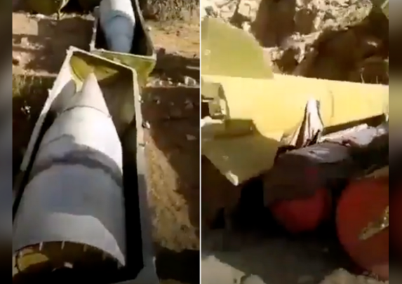 塔利班在反抗力量据点发现数十枚苏制导弹 弹体完整（现场）