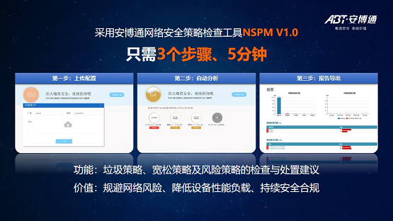 防火墙运维难?安博通免费版网络安全策略检查工具一键下载!