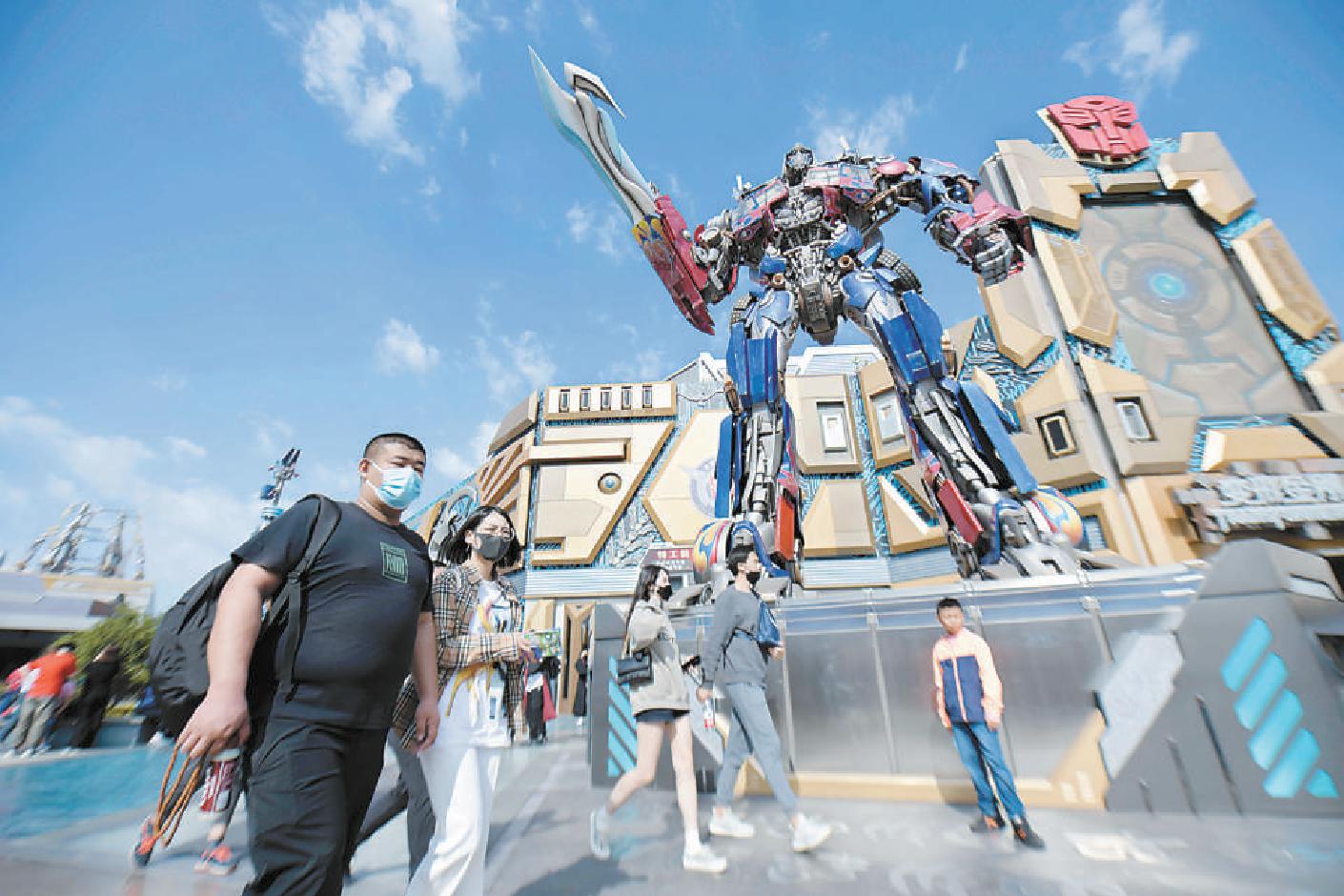 环球度假区成国庆热门景区 环球度假区成国庆热门景区