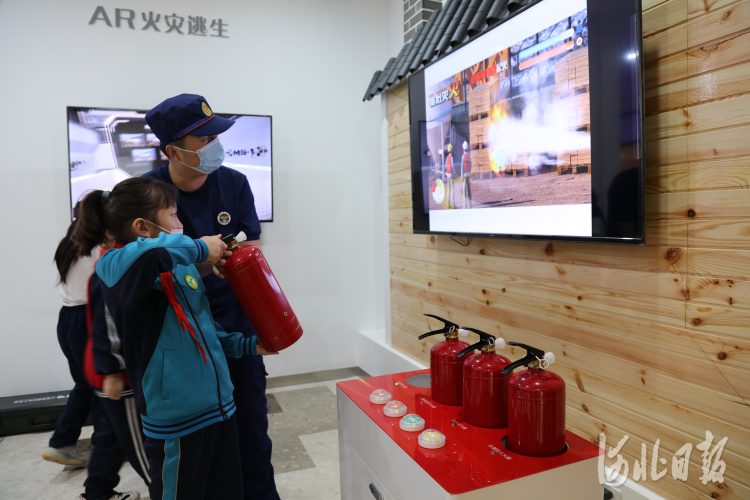 河北省首家大型商业综合体内消防体验馆在邢台正式开馆