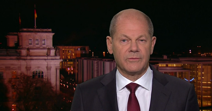 德国社民党总理候选人朔尔茨:力争在12月组建成新政府