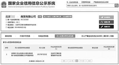 女子丢身份证后名下多了家公司 涉事公司经营异常