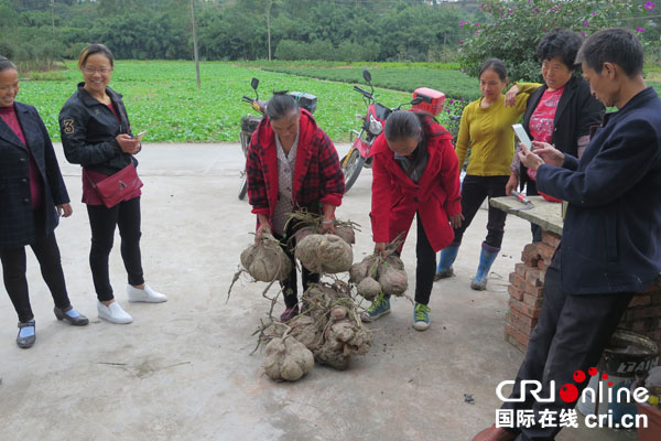 图片默认标题_fororder_村民纷纷前来看“稀奇”