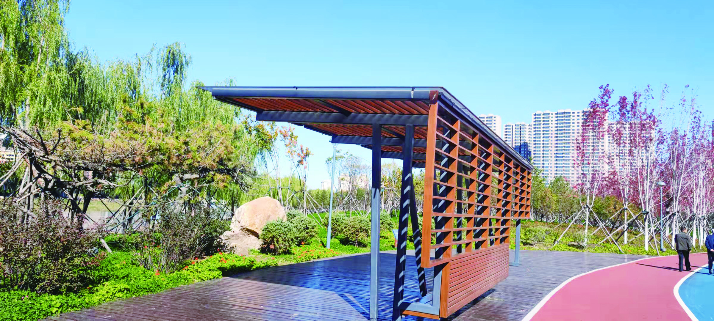 长春伊通河月亮岛开放