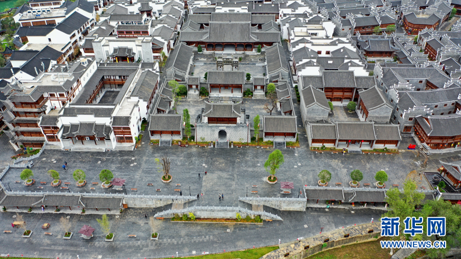 (中首)航拍贵州铜仁中南门历史文化旅游区
