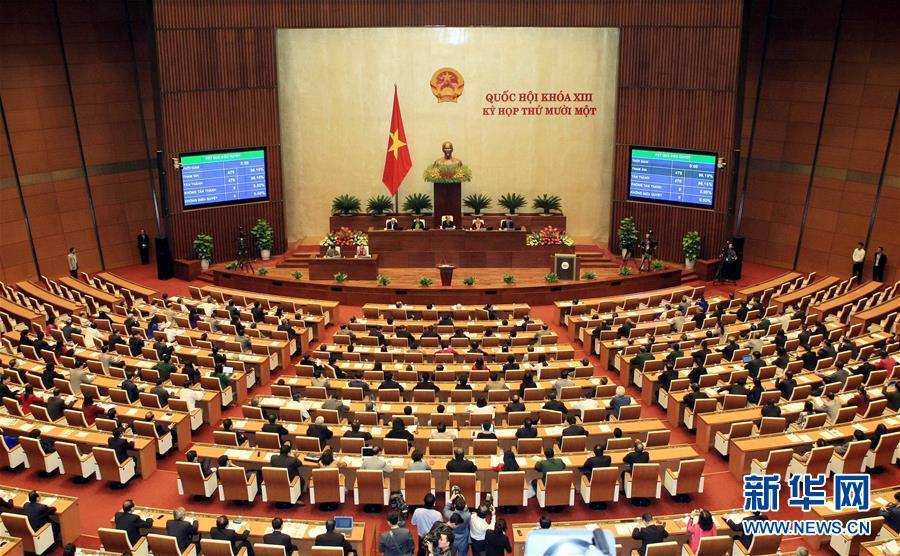 越南国会选举产生第一位女国会主席(组图)