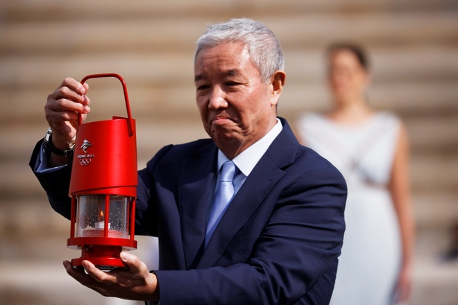 Greece Serah Api Suci kepada Penganjur Olimpik Musim Sejuk Beijing_fororder_20211020114601O5