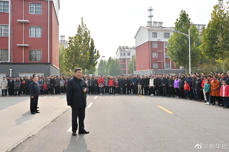 Shandong පළාතේ නිරීක්ෂණ චාරිකාවක නිරත චීන ජනාධිපතිවරයා ජන ජීවිතය විමසා බලමින් කම්කරුවන් දිරිමත් කරයි_fororder_1127984528_16348779875021n