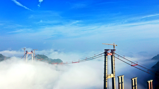 贵州：悬索桥主缆架设施工领域首次应用AS技术