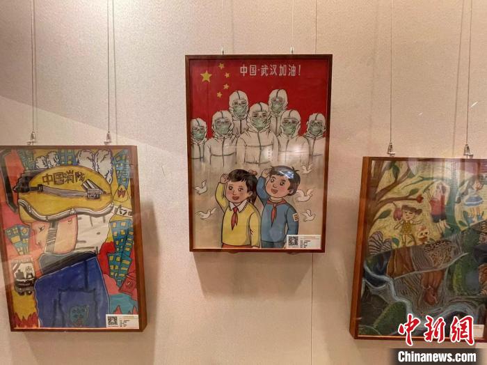 超百幅少儿书画作品杭州展出：童心童眼绘就共富风景