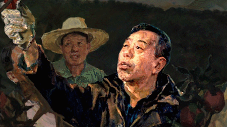 把荒山秃岭留给历史,把绿水青山留给未来 |《美术经典中的党史》邀您走近油画《太行山上的新愚公——李保国》……