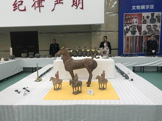 汉武帝之妃墓地被盗案告破：陕西追缴1100余件文物