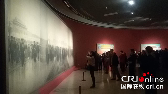 庆祝中国共产党建党95周年作品系列展首展《曾经·永远—孙滋溪艺术展》在中国美术馆开展