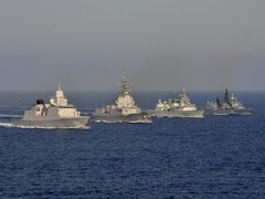 代号为“东地中海2017”的北约海上联合作战演习16日在土耳其结束