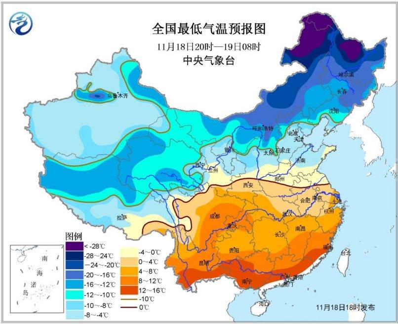 强冷空气影响趋于结束 中国陆地大风降温将明显减弱
