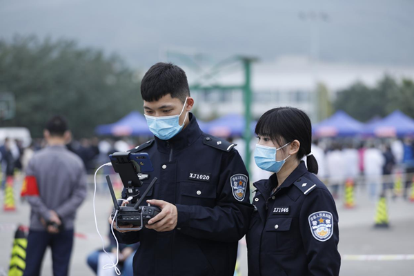 【原创】重庆市高新区警方开启无人机立体化治安巡防新模式_fororder_图片1