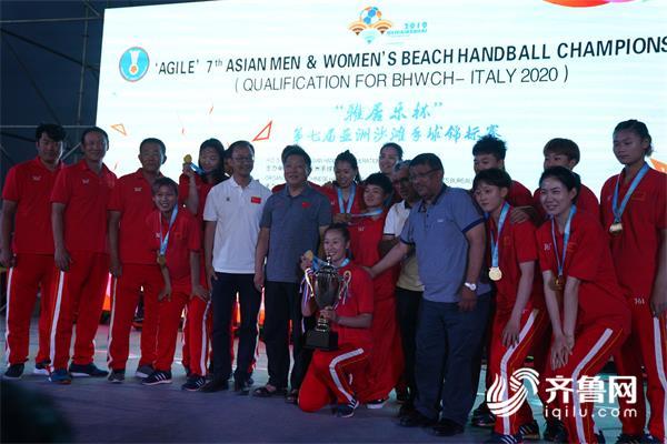 第七届亚洲沙滩手球锦标赛在威海南海新区落幕 第七届亚洲沙滩手球锦标赛在威海南海新区落幕