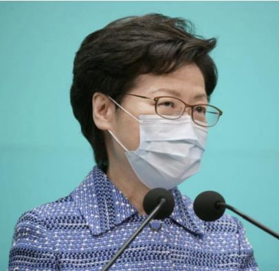 香港特首强烈谴责针对香港维护国家安全立法的暴力行为