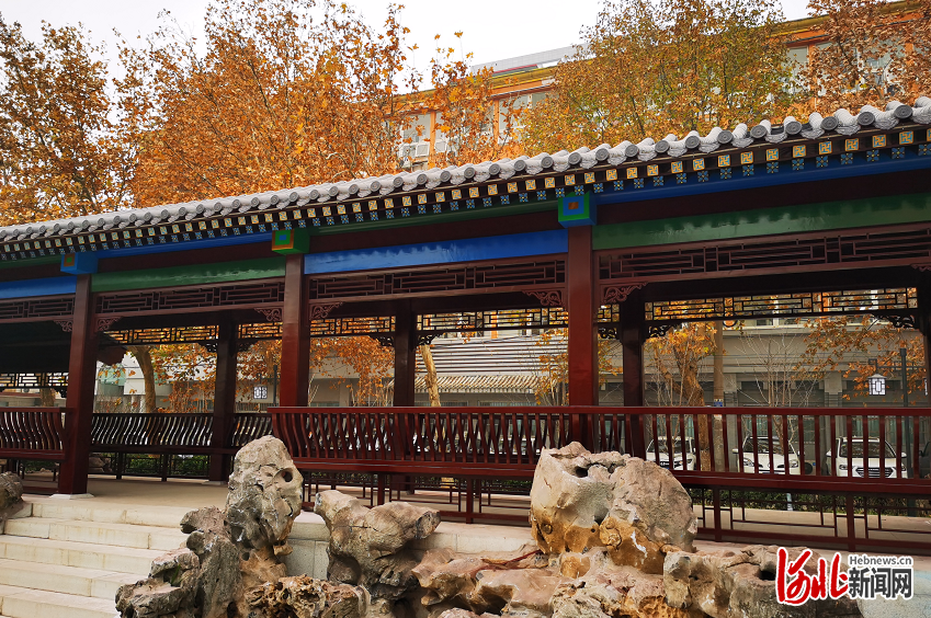组图|牌楼、方亭、游廊.....快来打卡!古韵游廊游园亮相河北石家庄