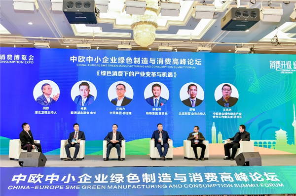 中欧中小企业绿色制造与消费高峰论坛在武汉举行_fororder_图片2